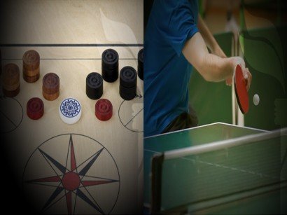 TABLE TENNIS / CAROM BOARD